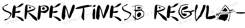 SerpentineSB Regula字体转换